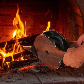 Soplador de chimenea con fuelle de aire, fuelle de madera 15,0 X